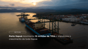 Porto Itapoá em desenvolvimento
