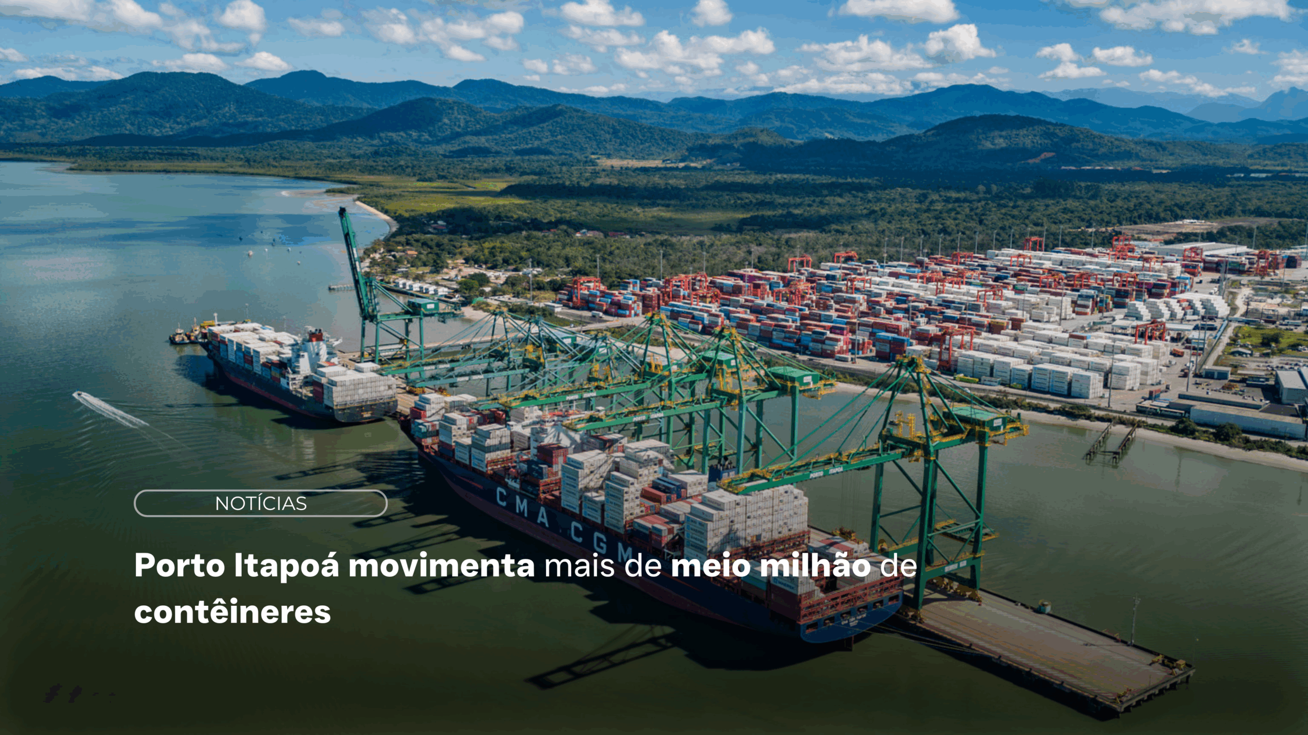 Porto Itapoá visto de cima