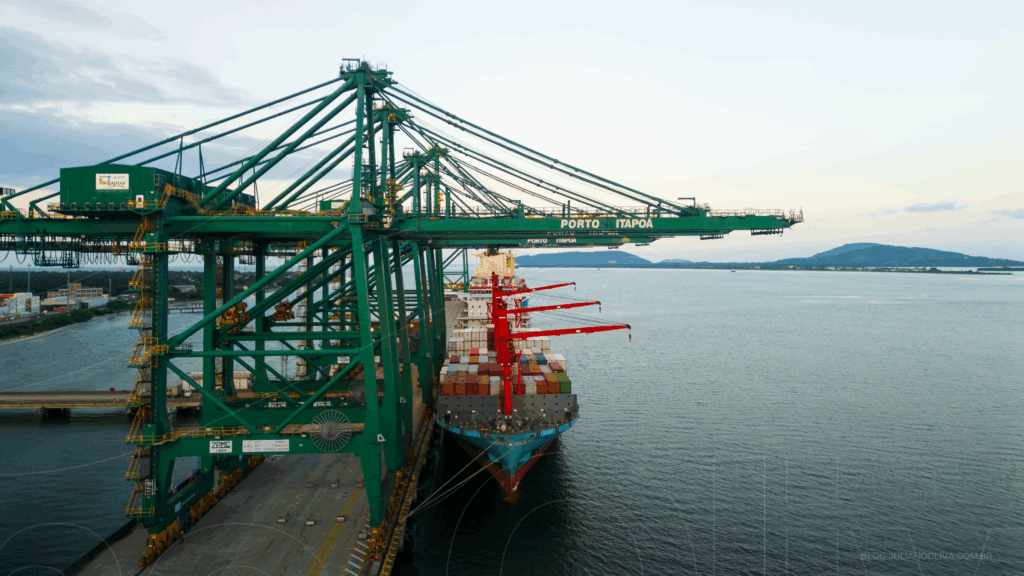 Imagem do Porto Itapoá
