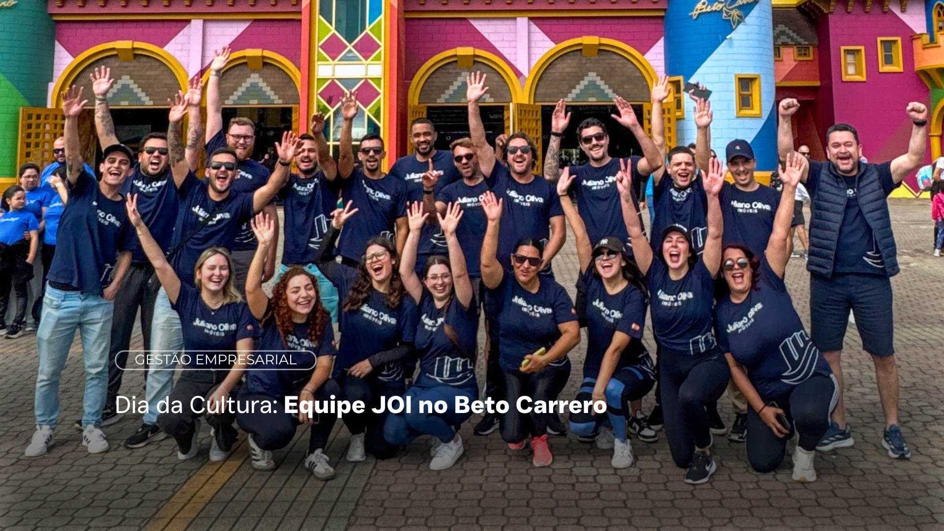 Equipe Juliano Oliva Imóveis no Beto Carrero