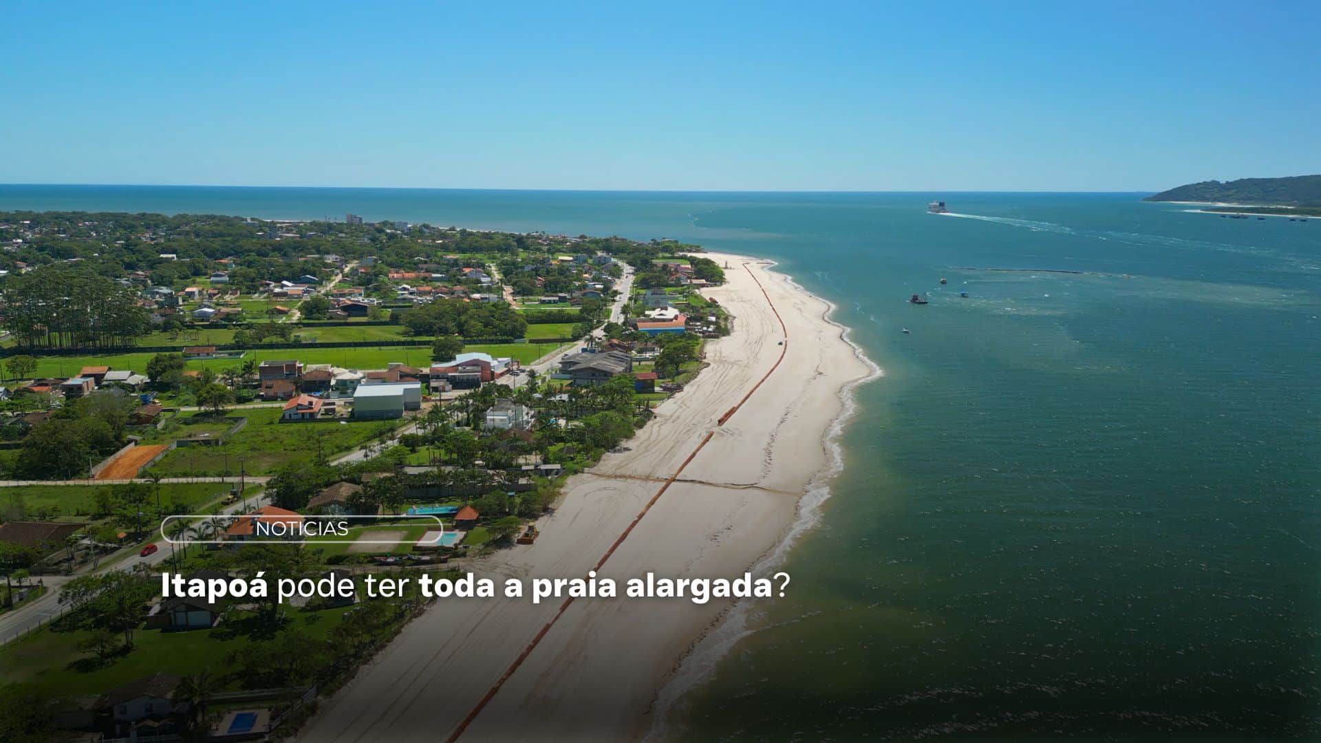 Alargamento praia de Itapoá