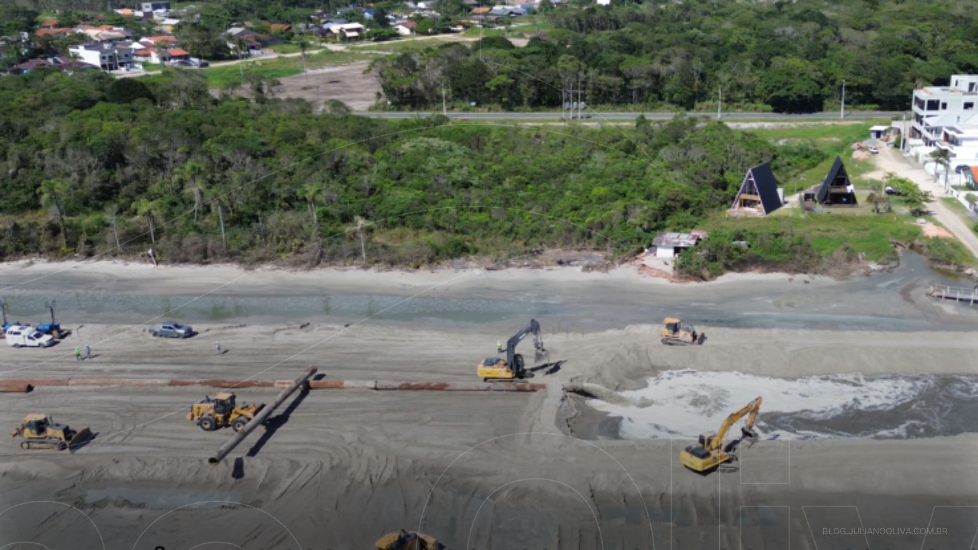 Alargamento praia de Itapoá