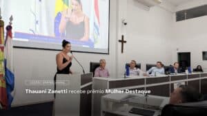 Thauani Zanetti é homenageada