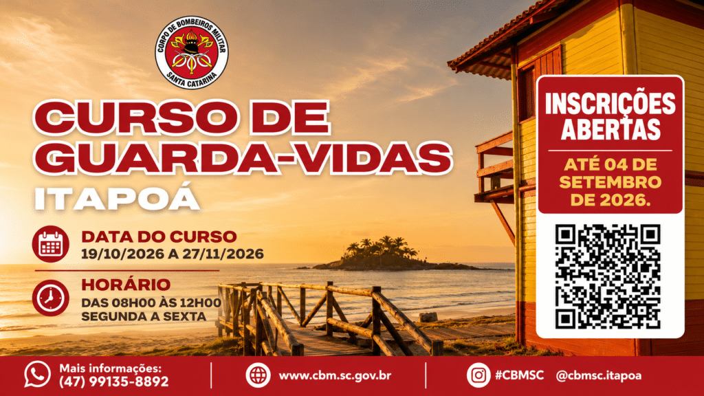 Curso de guarda-vidas em Itapoá